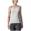 CASTELLI Bavette Top T-Shirt Femme, Ivory/Persian Red, S