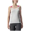 CASTELLI Bavette Top T-Shirt Femme, Ivory/Persian Red, M
