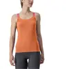 CASTELLI Bavette Top T-Shirt Femme, Soft Orange/Hibiscus, L