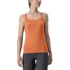 CASTELLI Bavette Top T-Shirt Femme, Soft Orange/Hibiscus, S