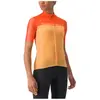 CASTELLI T-shirt ultra rapide pour femme, Soft Orange/Scarlet Ibis, S