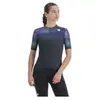 Sportful Flow Supergiara Jersey Met Korte Mouwen Blauw L Vrouw