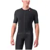 CASTELLI Prix Black Jersey T-Shirt Homme, Light Black/Black, S
