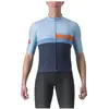 Castelli A Blocco Jersey - Baby Blue/Scarlet Lava-Niagara