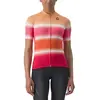 CASTELLI T-shirt doux pour femme, Soft Orange/Hibiscus, S