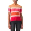 CASTELLI T-shirt doux pour femme, Soft Orange/Hibiscus, M