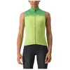 CASTELLI T-shirt sans manches Velocissima pour femme, Citron vert vif/absinthe, L