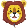 BALLON ALUMINIUM TÊTE DE LION 74CM