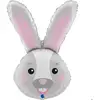 GRABO Ballon Aluminium 79 cm - Tete de lapin