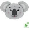 BALLON ALUMINIUM FORME TÊTE DE KOALA 94CM
