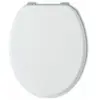 Kiamami Valentina ABATTANT WC UNIVERSELLE BLANC POUR WC EN BOIS LAQUÉ
