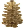 Kerst decoraties Bizzotto P.CANDELA 1P PINEAL ORO H14 Goud