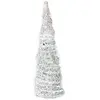 Kerst decoraties Bizzotto CONO FOREST BIANCO H40 Wit