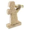 Kerst decoraties Bizzotto P.CANDELA 1P VALBERG ANGELO NAT-ORO Brown