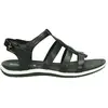 Geox D Sandal Vega A Femme Slingback Sandales, Noir, 37 EU