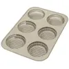 Moule 6 pain burger 8 cm - Silikomart - Gris - Silicone