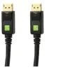 Techly Câble audio/vidéo DisplayPort M/M 0,5 m Noir icoc dsp-a-005