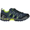 CMP Homme Altak Trail Shoe Wp Chaussures de Trail, Encre Bleue Jaune Fluo, 40 EU