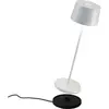 Zafferano Lampe De Table Olivia Pro (Blanc - Aluminium Peint Et Polycarbonate)