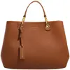 Sac à main Emporio Armani Y3D165YFO5B-brun 40 x 28 x 14 Marron Clair