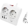 Ewent Multiprise Ew3870 Usb A/c 2 Prises