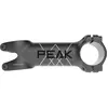 DEDA-ELEMENTI Deda Puissance Mud Peak 50 Mm 1-1/8 31.7 6º A Direction Sport, Noir (Noir), Taille Unique