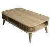 Table basse Dmoll - Dmora - Mélamine - Chêne 105x67h34.6 cm