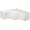 Meuble TV Dfallett - Dmora - Mélamine - Blanc 90x37h32 cm