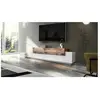 Dmora Meuble TV de salon, Made in Italy, Meuble TV avec 3 portes et ét...