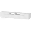 Dmora - Meuble TV Gregorio, Buffet bas de salon avec 4 portes, base me...