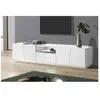 Dmora - Meuble TV Dlori, Buffet bas de salon, base meuble TV, 100% Mad...