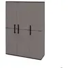 Armoire d extérieur Daltinie - Dmora - En PVC - Gris, noir 102x37h163 ...