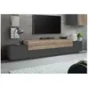 Meuble TV Nico - DMORA - Buffet bas de salon - 240x45h52 cm - Anthraci...