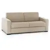 Dmora - Canapé-lit 2 places Andymion 200x95h90 cm Beige Bois Panneau e...