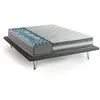 DMORA Matelas double Amega190x140xh27 cmBlanc