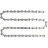Chaîne de vélo Miche Shimano - argent - 11 vitesses/116 maillons