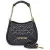 Love Moschino, Sac à main, Sac Quilté Cuir Synthétique Noir, Noir