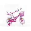 F.LLI SCHIANO SCH PINK LOVE 12", vélo pour enfants, adapté aux enfants de 3 à 5 ans, de 85 à 105 cm, panier, sonnette et porte-enfant, rose