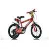 SCH CARS 14", vélo pour enfants, adapté aux enfants de 4 à 6 ans, pour une taille de 100 à 120 cm, sonnette et bidon, rouge