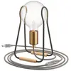 Creative Cables Lampe En Métal Taché Avec Ampoule