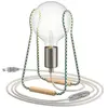 Creative Cables Lampe En Métal Taché Avec Ampoule