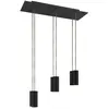Creative Cables Lampe Suspendue Rectangular Rose-one Xxl 6 Falls With Bulbs