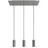 Creative Cables Lampe Suspendue Rectangular Rose-one Xxl Tub E14 3 Falls With Bulbs