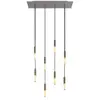 Creative Cables Lampe Suspendue Rectangular Rose-one Xxl 8 Falls