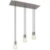 Creative Cables Lampe Suspendue Rectangular Rose-one Xxl 6 Falls With Bulbs