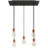 Creative Cables Lampe Suspendue Rose-one Xxl 5 Falls