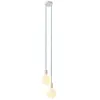 Creative Cables Lampe Suspendue Multiple 2 Falls With Light Bulb