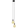 Creative Cables Lampe Suspendue Multiple 2 Falls With Light Bulb