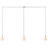 Creative Cables Lampe Suspendue Spider 3 Falls With Light Bulb