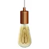 Creative Cables Lampe Suspendue Avec Ampoule Textile And Metal 1.2 M
